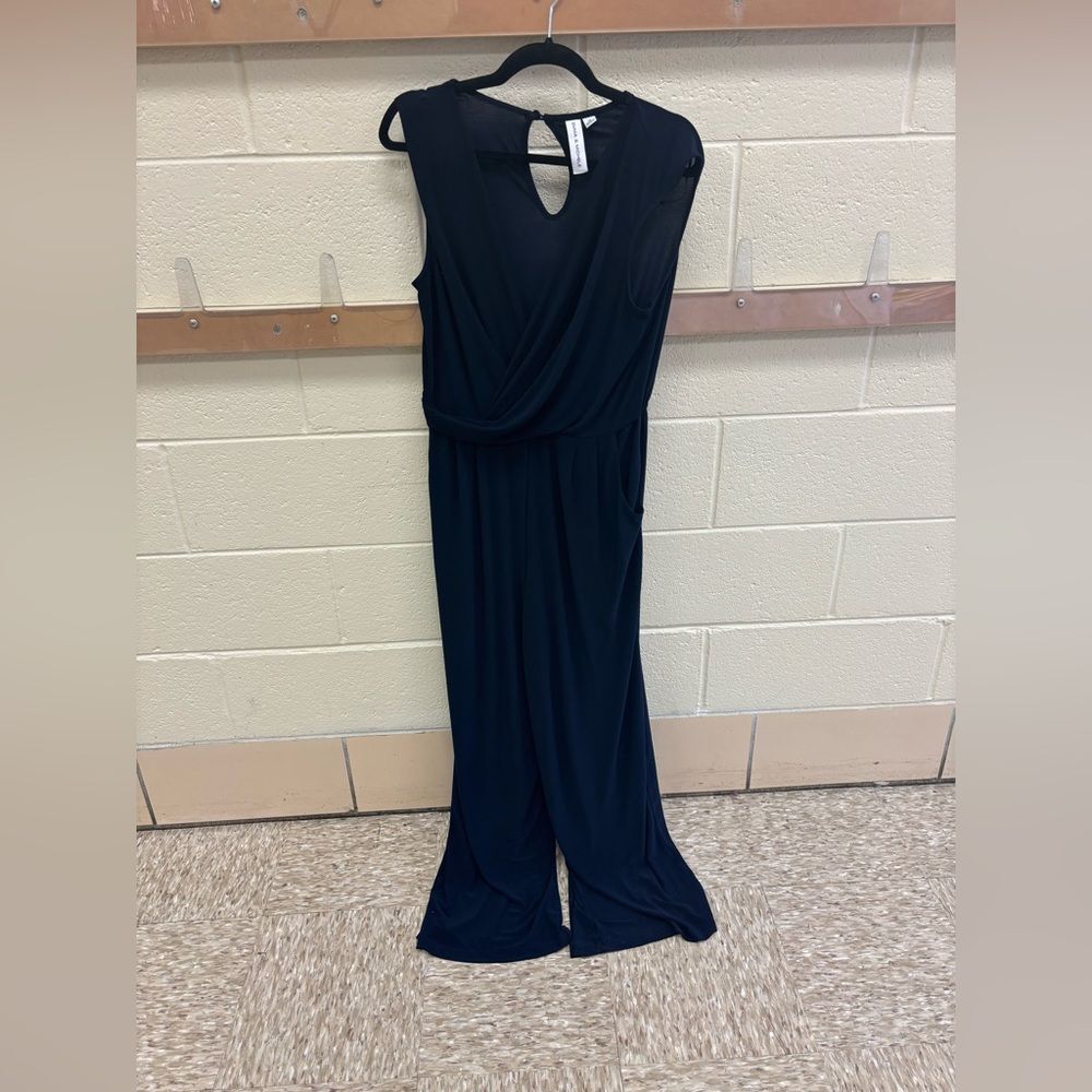 Elegant Navy Sleeveless Jumpsuit by Emma & Michele